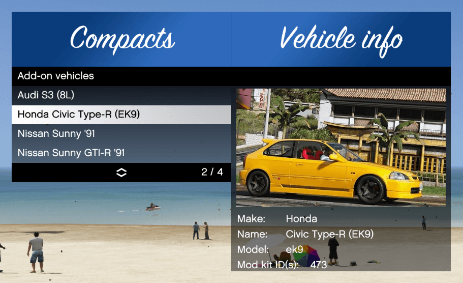Add-On Vehicle Spawner
