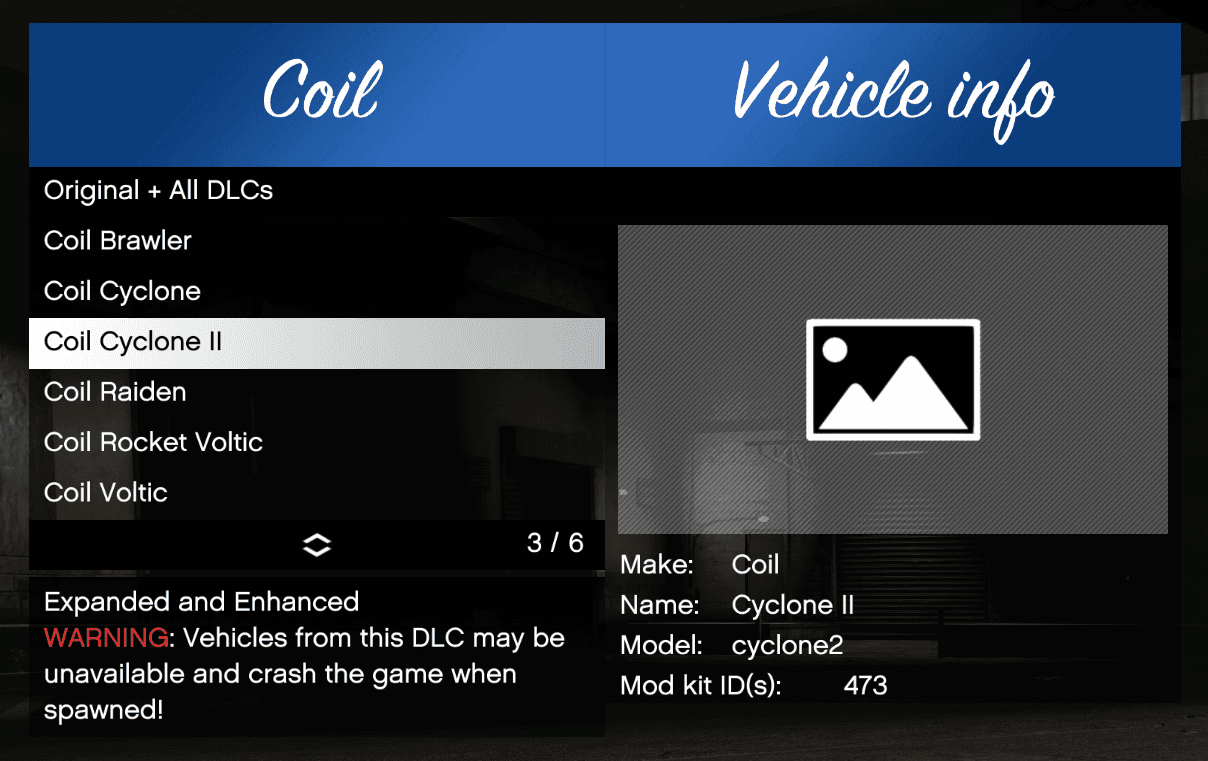 Add-On Vehicle Spawner v1.6.0 screenshot 2